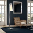 thumbnail image 6 of Henn&Hart 11" Brushed Nickel Finish Metal/Fabric Floor Lamp, 6 of 8