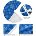 thumbnail image 2 of FMSHPON Christmas Snowflake Xmas Christmas Tree Skirt Stand Mat for Holiday Party Decoration Indoor Outdoor 36 inches, 2 of 6