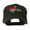 Black, variant on USA State Flower New York Rose Embroidery Cap - Stone OSFM