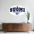 thumbnail image 3 of CafePress - Finland Suomi Hockey Leijonat 38.5 X 24.5 Oval Wal - 35x21 Oval Wall Decal, 3 of 3
