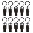 thumbnail image 1 of 10pcs Outdoor Camping Clips Picnic Storage Clips Windproof Hangers Hook Clips, 1 of 8