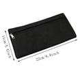 thumbnail image 4 of Summer Saving!Back_to_School Supplies Under $1 dollars!Special Pencil Case Pouch, Solid ColorCloth Pencil Case Large Capacity Portable Zipper Pouch Stationery Bag ForPrimaryCampus Supplies, Black, 4 of 8