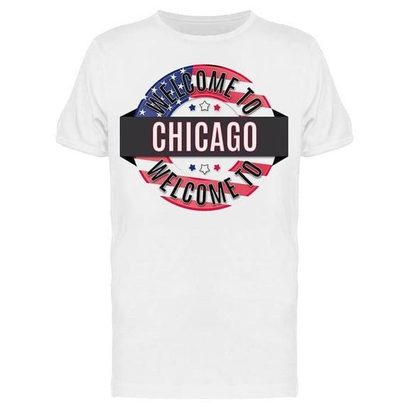 Round Welcome To Chicago Tee Men's -Image by Shutterstock