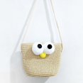 thumbnail image 1 of Bolso de hombro con lazo de Minnie para niñas, bandolera de paja, monedero para llaves, bonito Mini bolso de princesa, novedad de verano 2022, 1 of 4