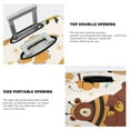 thumbnail image 5 of Disketp Cute Bee Honey Jar Hive Bear Elastic Travel Luggage Cover Travel Suitcase Protective Cover For Trunk Case Apply To 18''-32'' Suitcase Cover-Small, 5 of 9