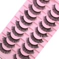 thumbnail image 1 of 5d , Cat-short , Supernatural Cross Fluffy Soft Reusable Faux ,10 Pairs, 1 of 5
