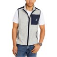 thumbnail image 1 of Nautica Mens Colorblocked Outerwear Vest, Grey, XX-Large, 1 of 1