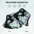 thumbnail image 5 of Gaeub Cartoon Koala Bear Printed Double Sided Reflective Bucket Hat Foldable Sun Hat for Camping Hiking Fishing, 5 of 9