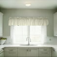 thumbnail image 3 of Solid Poplin Window Valance 58" Wide Ivory, 3 of 5