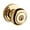 Polished Brass, variant on Kwikset Juno Entry Knob featuring SmartKey in Polished Brass