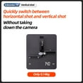 thumbnail image 4 of Fotopro Camera Vertical Bracket,1/4''Rotatable Collar Mount Plate,Tripod Mount Ring Lens Mount for DSLR,Supporting Lens Horizontal and Vertical, 4 of 7