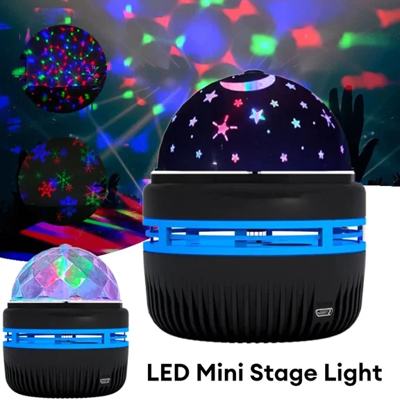 QUEST- Led Night Lights Rotating Projector Starry Star Sky Light Baby Kids Bedside Lamp
