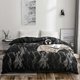 thumbnail image 1 of Black Marbled Polyester 3Pcs Bedding Set - EU Double Size, 1 of 5