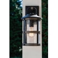 thumbnail image 5 of 1 Light Small Outdoor Wall Lantern in Coastal Style 7.25 inches Wide By 14.5 inches High-Black Finish-Led Lamping Type Bailey Street Home, 5 of 6