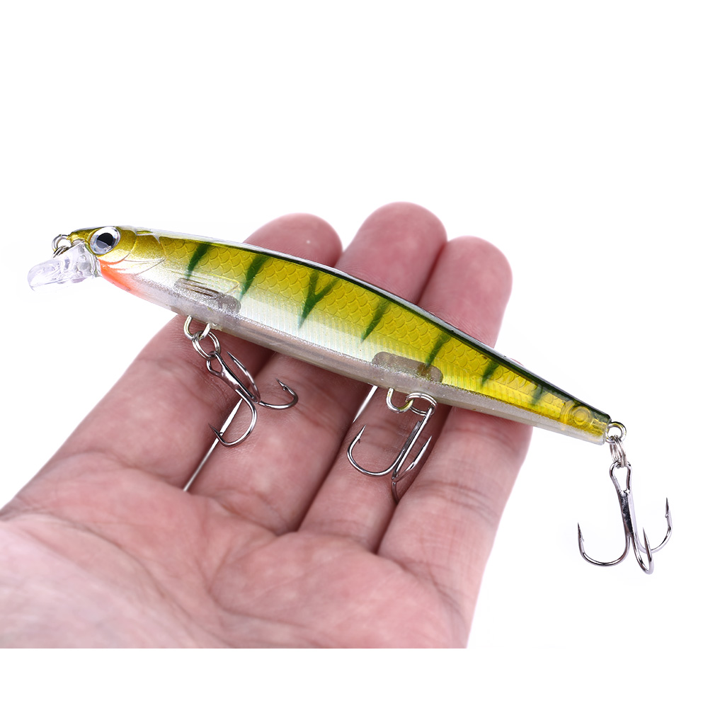 HENGJIA Fishing Deep Diving Fishing Lures Swimbait Large Sinking Minnow Lure Saltwater Jerkbait Lure 10Pcs/kit, 4.33in/0.46oz