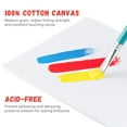 Simetufy Canvas Boards for Painting 52 Pack 8 x 10 Inch Blank Canvas