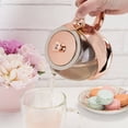 thumbnail image 3 of Shelby Stainless Steel Wrapped Teapot & Infuser by Pinky Up, 3 of 7