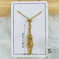thumbnail image 3 of EIMELI Collier Porte-Pierre en Cristal Longueur Réglable Pendentif en Cristal Collier Cordon Réglable Porte-Cristal Collier pour Femmes Hommes, 3 of 4