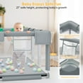 thumbnail image 6 of babyeap Baby Playpen,73 Inch Extra Large Baby Playard,Playpen for Babies and Toddlers With Basketball Hoop,Children Kids Play Fence for Indoors Outdoors,Gray, 6 of 7