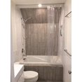 thumbnail image 5 of Curtain Rod Connection 153000-SIL2 Ceiling Curtain Track Set with Wheeled Carriers, Hooks and Pinch Clips (5'-Silver), 5 of 5