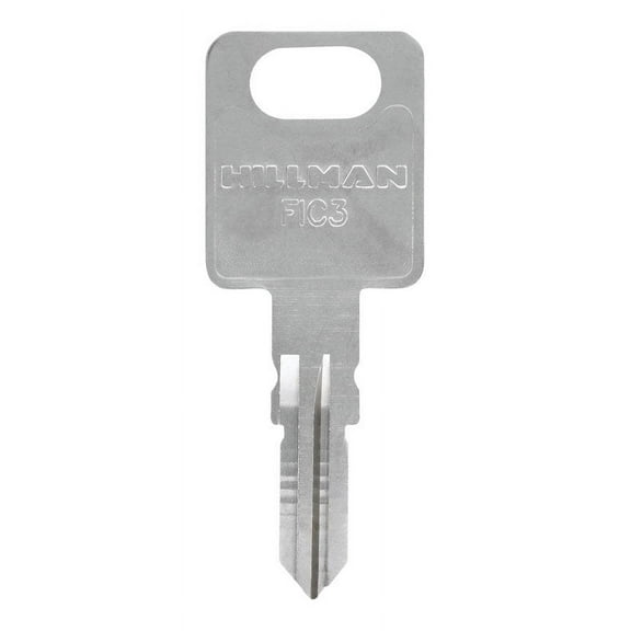 Hillman 5965306 Automotive Universal Key Blank with Double Sided, Silver - Case of 10