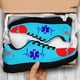 thumbnail image 1 of Doginthehole - Zapatos planos médicos de ECG para trabajadores del hospital, con estampado de latidos del corazón y cordones, marca de diseñador, 1 of 6