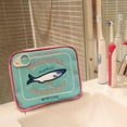 thumbnail image 2 of ajkijo Canned Sardines Makeup Bag, Funny Sardine Tin Fish Cosmetic Bag, Creative Cute Makeup Bag Kawaii Pencil Case Pouch, Make up Pouch for Women Light Blue, 2 of 5