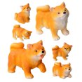 thumbnail image 2 of Miangastore 6 Pcs Statues de Jardin Miniatures pour Chien Figurines de Chien en Résine Peintes à la Main pour Jardins Figurines Miniatures de Chien Adorables Mini Statues de Chien Sculptures de Modélisation de Chien, 2 of 8