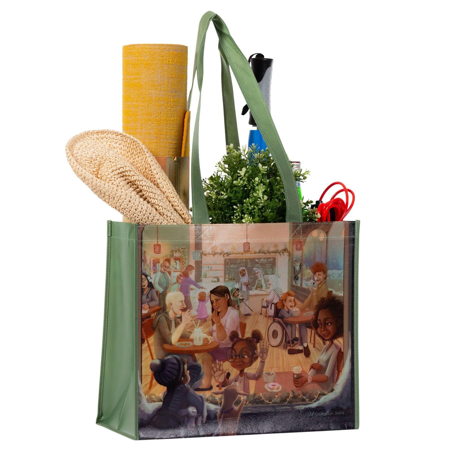 Journée internationale des personnes handicapées 2024 Sac de shopping réutilisable ECO