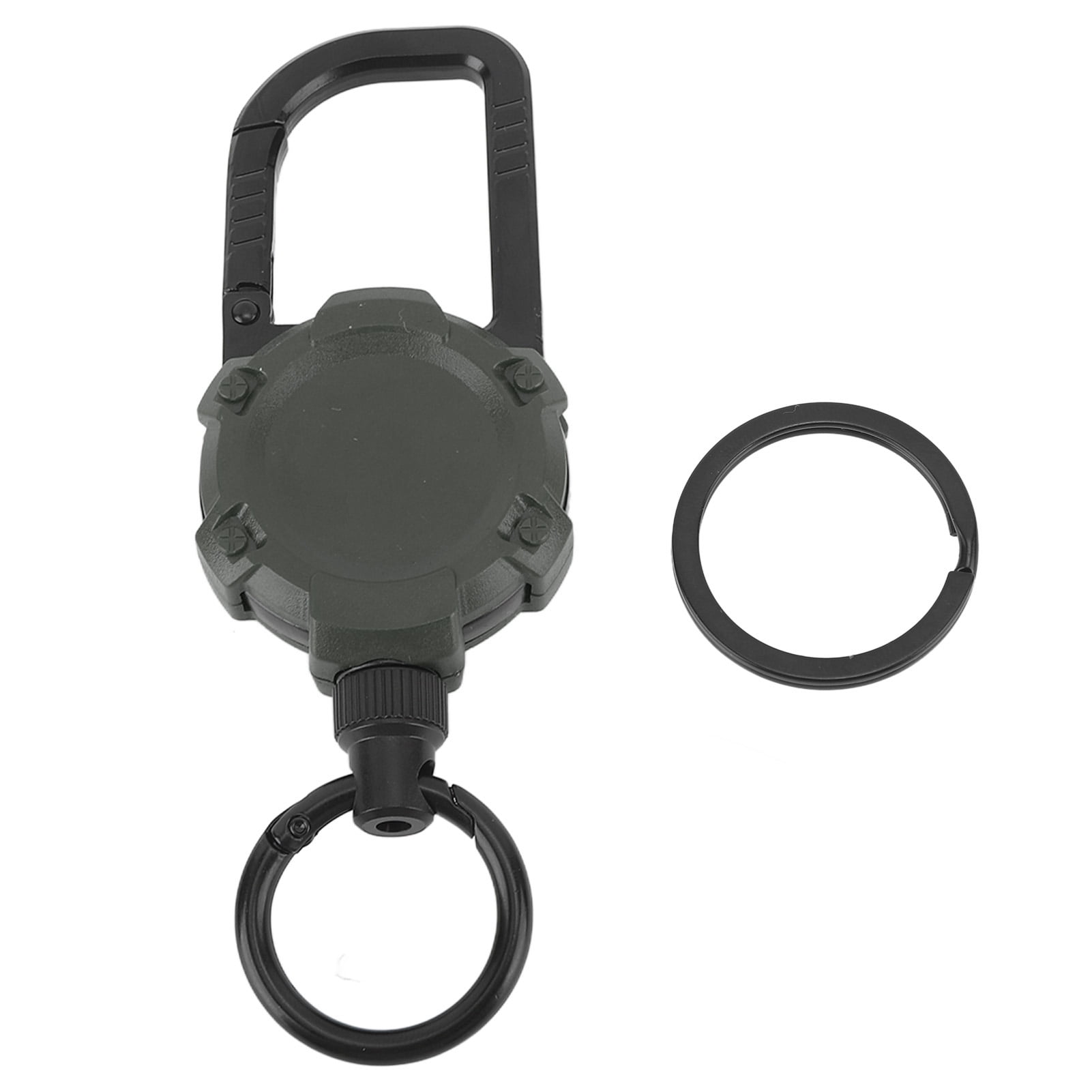 Heavy Duty Retractable Keychain: 70cm Steel Wire, Magnetic Quick Release, Anti,Loss  Durable