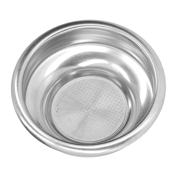 Tazón de Filtro de Café, Cesta de Filtro de Café Universal Duradera de 58 mm Para Cafés Semi Autictos