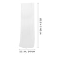 thumbnail image 2 of Shisuyan Sheer Window Curtain White 2Pack 102x55in, 2 of 8