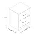 thumbnail image 4 of Darsh 2-Drawer Dusty Gray Oak Nightstand (23.6" x 15.7" x 18.9"), 4 of 7