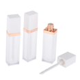 thumbnail image 2 of Tubo de brillo de labios (3PCS × 7ML) Botellas de plástico vacías para tubos de bálsamo labial cosmético blanco Sunnimix Recipiente de tubo de brillo de labios vacío, 2 of 8