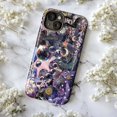thumbnail image 5 of Whimsical Cosmic Fantasy Phone Case, Magical Starry Night with Bubbles and Celestial Motifs, Durable Protective Cover for iPhone 16 15 14 13 12 11 Pro Max Mini, 5 of 6
