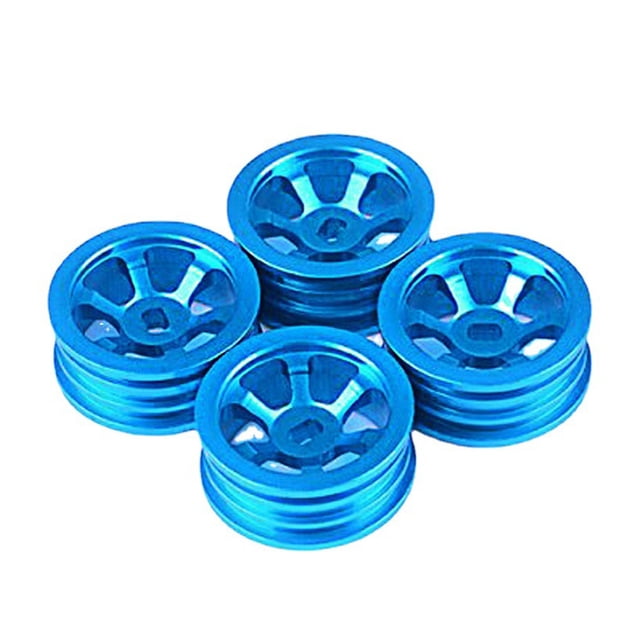 Vogacara Cubo de rueda de 4 piezas Llantas de neumáticos de servicio prolongado Instalación práctica Diseño único Reemplazo de estabilidad práctica Type2 NO2 Vogacara FN001338-01