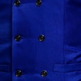 thumbnail image 4 of QIPOPIQ Clearance Men's Suit Vest Blazers New Double-breasted Trim Tank Top Sleeveless Jacket Business Waistcoat Vests, 4 of 5