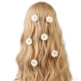 thumbnail image 4 of 20 PCS Daisy Hair Clips, Daisy Flower Hair Clips, Vintage Sun Flower with Hair Alligators Clips Hair Barrette for Women Wedding Hair Accessories for Brides, 4 of 7
