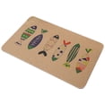 thumbnail image 3 of Felpudo de goma para entrada de uso doméstico, absorbente de agua y antideslizante, para puerta de entrada, 3 of 5