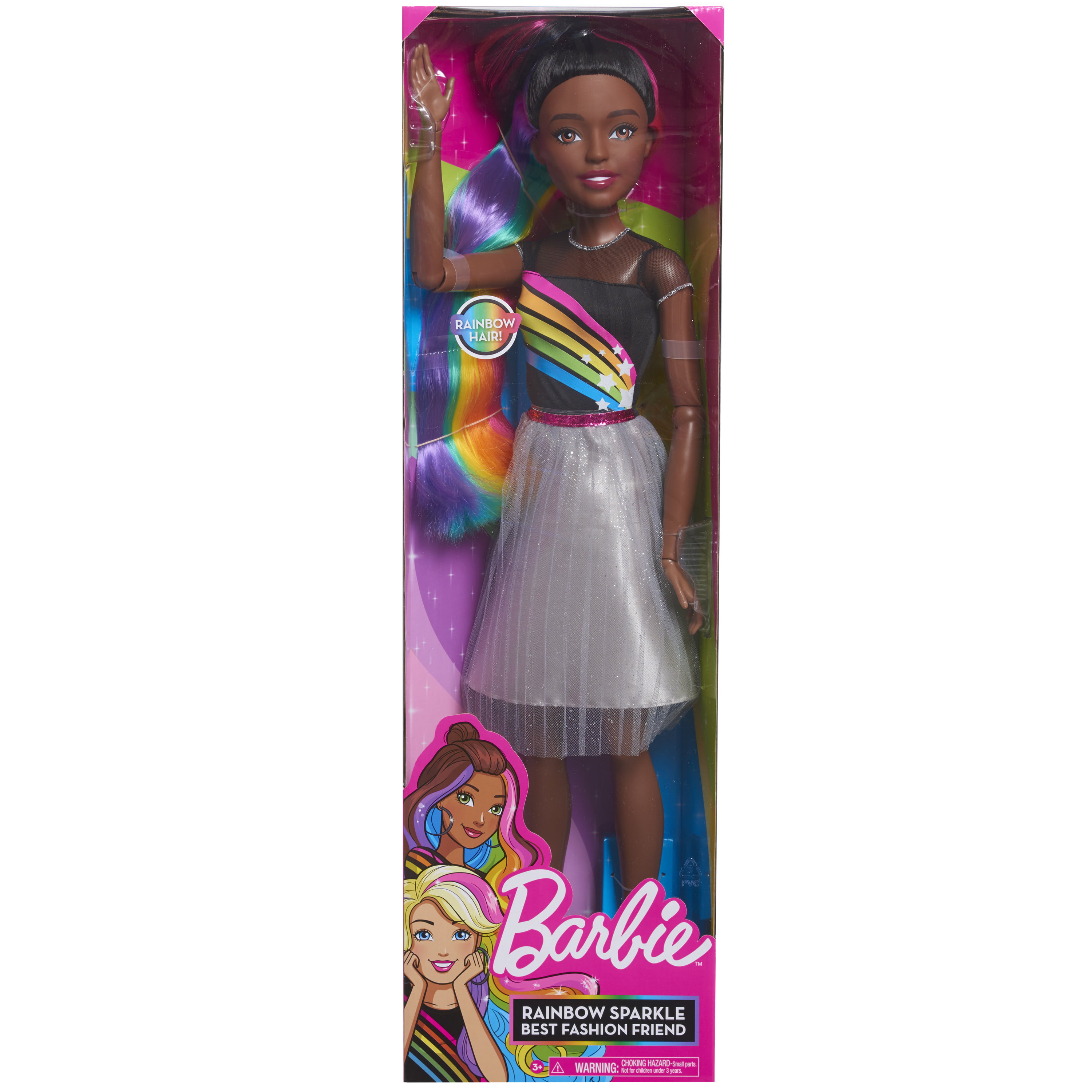 28 inch black barbie