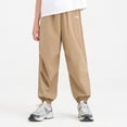 thumbnail image 2 of 9-10 Years Child Boys Workwear Relaxed Pant Pockets School Pants Sweatpants Boys Sweatpants Running Pants Brown Pants, 2 of 6