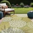thumbnail image 2 of Beverly Rug Indoor/Outdoor Area Rugs,Modern Floral Patio Porch Garden Carpet, Green, 10'x14', 2 of 9