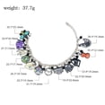 thumbnail image 4 of Wednedy Adam Bracelet Necklace Metal Cartoon Wednesday Horror Charm Bracelet for Girls and Women, 4 of 7