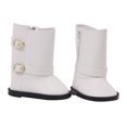 thumbnail image 4 of Botas blancas Sunnimix Zapatos casuales para muñecas de 18 pulgadas, 4 of 7