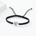 thumbnail image 4 of Glass Heart Locket Braided Rope Bracelet Cremation Jewelry For Ashes Bracelets Funeral Urn Bracelet for Ashes Holder, 4 of 7