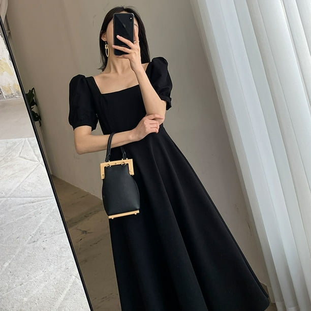 Vestidos negros casuales hotsell