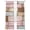 Brown, Pink, variant on Brown Blue Vintage Sheer Curtains 72 Inch Length 2 Panels Set Window Treatments, Retro Farmhouse Elegant Pastoral Rod Pocket Semi Curtains for Living Room/Bedroom/Kitchen Décor, 104"W x 72"L