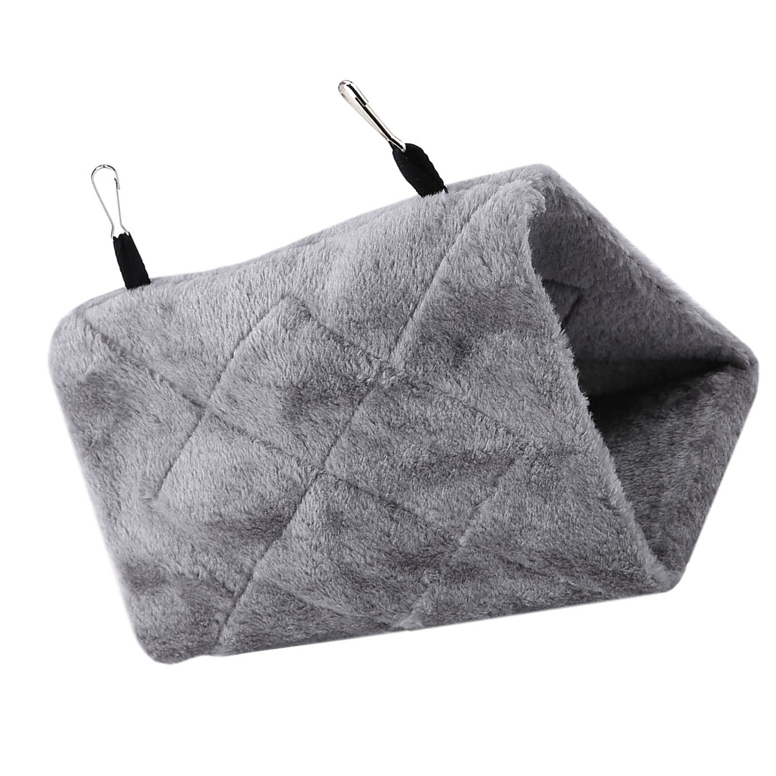 Nid D'oiseau Chaud Suspendu Pour Cage - Lit Doux En Polaire Pour Perruches, Calopsittes, Hamsters (Jaune, Taille M)