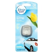 Angle View: Febreze CAR Vent Clip Happy Spring Juicy Petals Air Freshener, 0.06 fl oz