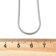 thumbnail image 4 of 10 pc Resistant 304 Stainless Steel Snake Chain Necklaces Stainless Steel Color 17.7 inch(45cm) 1.5mm, 4 of 4